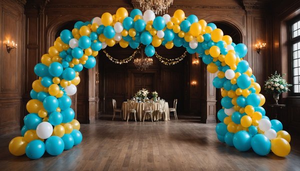 Découvrez l'élégance des arches de ballons pour vos fêtes